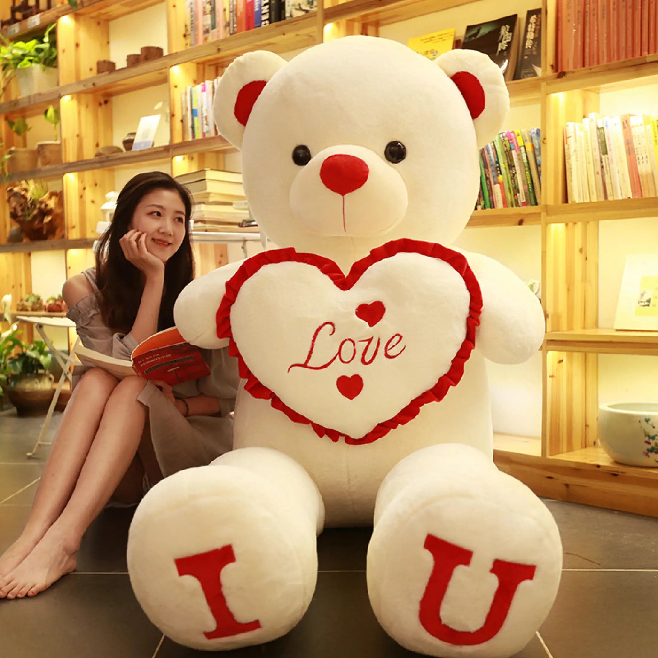 Big “I Love You” Teddy Bear Plush
